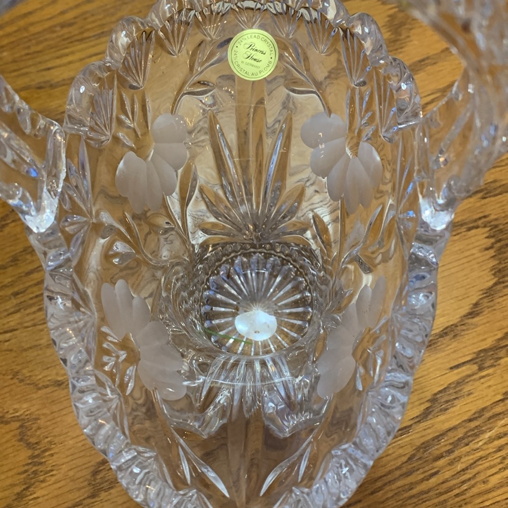 Vintage Princess House Crystal Basket - Picture 5 of 6
